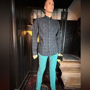 Lacoste plaid shirt vintage